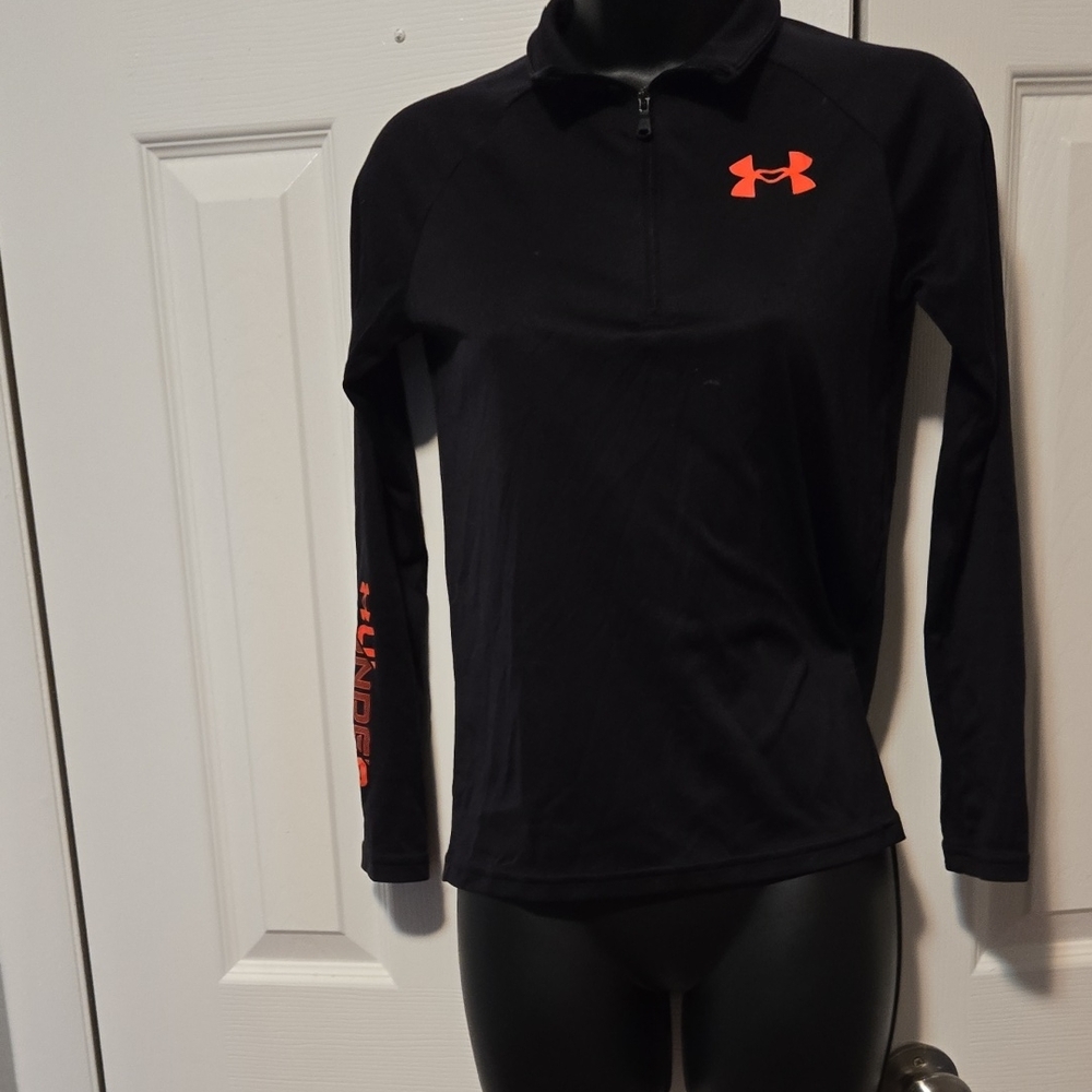 Under Armour Black Top with Red Accents